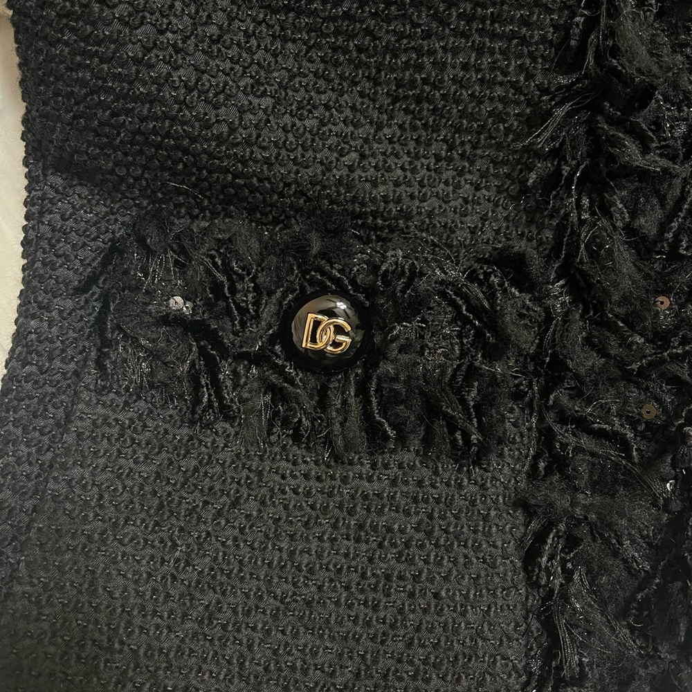 DOLCE & GABBANA Fringe Bouclé Jacket - Picture 10 of 11
